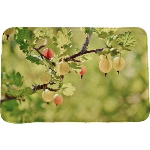 Fruit & Vegetables Creative 3D Printing Carpets and Rugs for Bedroom Living Room Carpet Kitchen Bathroom Anti-Slip Floor Mats