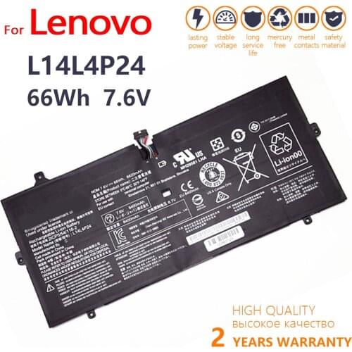 Genuine Lenovo YOGA 4 PRO 900 900-13ISK 900-IFI 900-ISE 5B10H43261 L14M4P24 Original L14L4P24 8820mAh Laptop Battery