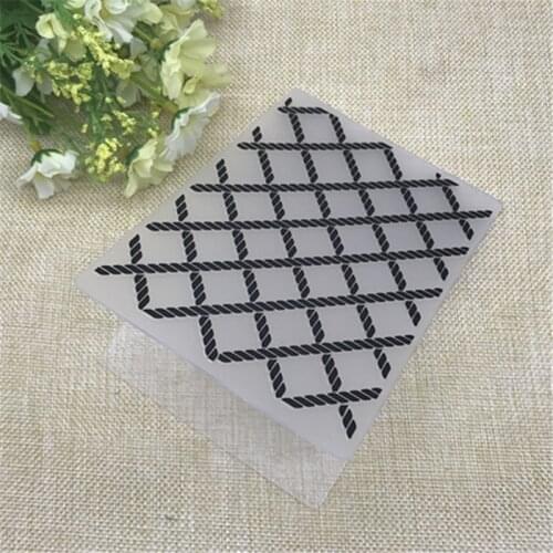 PLASTIC EMBOSSING FOLDER Sporadic grid DIY scrapbook album card packing decoration cutting dies paper craft making