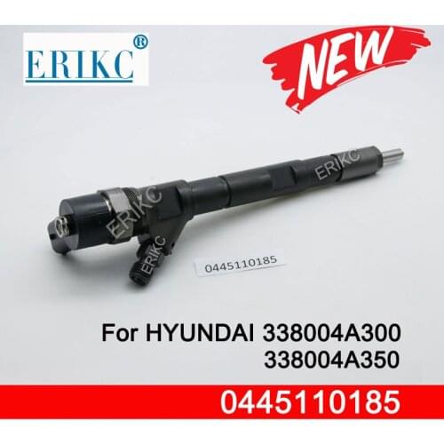 Genuine Diesel Fuel Injector 0445110185 338004A300 Common Rail Injector 338004A350 for HYUNDAI