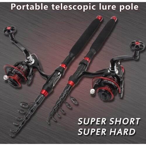 Fishing Rod Combo 1.8-3M Telescopic Fishing Rod Spinning Fishing Reel Fishing Set Carp Fishing Rod Reel Kit Spinning Rod Pole