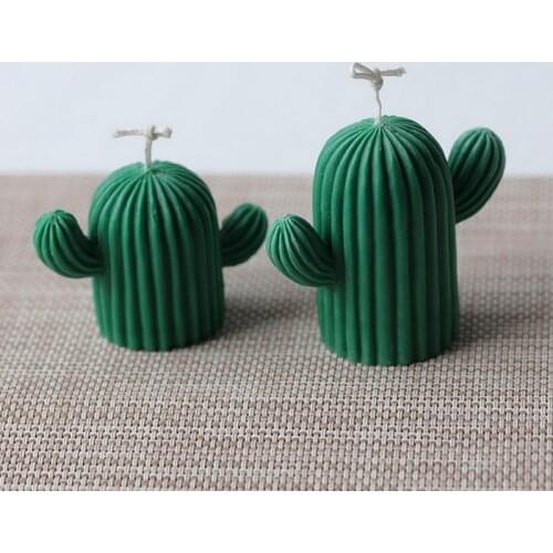 Cute Cactus Candle Mold Silicone Mold Aromatherapy Plaster Mold Handmade Crafts Mold Diy Gifts Home Decoration