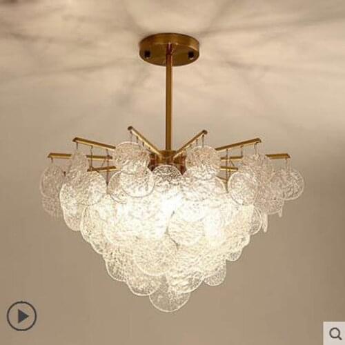 Postmodern living room chandelier Nordic restaurant Creative chandelier Designer Simple personality Villa Bedroom Iron lamps