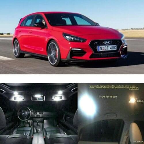 Led interior lights For Hyundai i30N 2019 11pc Led Lights For Cars lighting kit automotive bulbs Canbus