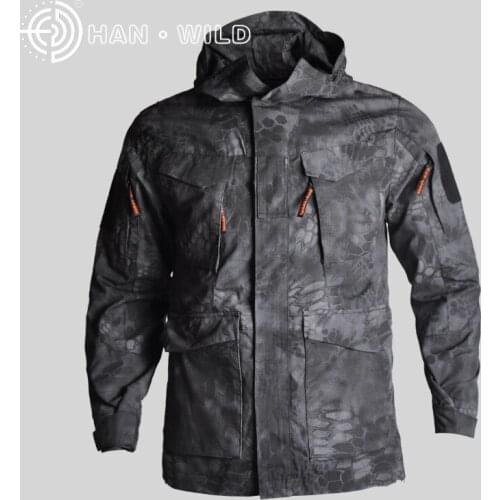 Tactical Jacket Hiking Jackets M65 Men Waterproof Warm Men Hooded Windbreaker Hunt Clothes Camouflage Army Military Jacket