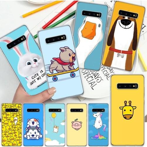 Funny Cute Fashion Design Soft Cover Phone Case For Samsung Galaxy S10 S21 S20 FE S9 S8 S7 Note 10 9 8 Plus Ultra Lite J4 J6 + C