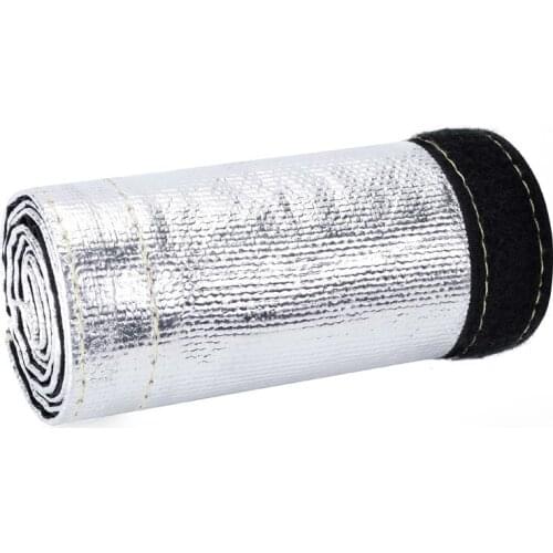 1.25'' Universal Metallic Heat Shield Thermal 6 Feet Sleeve Insulated Wire Hose Cover Shroud Free-Shipping