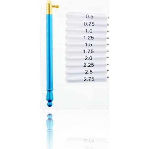 1 set Knitting Crochet Hook Metal Handle can change head 10 Specifications Lace Knitting Crochet Hook