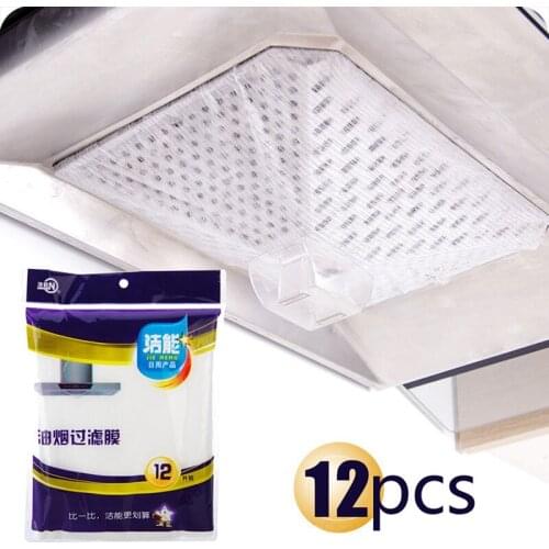 12pcs/set Universal Use Kitchen Absorbing Paper Non-woven Anti Oil Filters