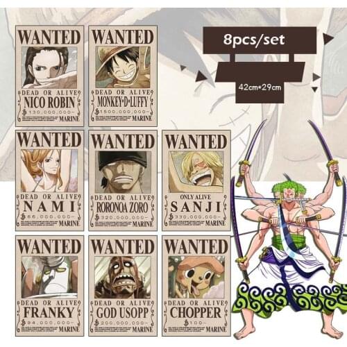 8pcs Anime Posters Figure Attack on Titan/Genshin Impact/Demon Slayer/Jujutsu Kaisen Model Toys Home Room Painting Stickers Toy