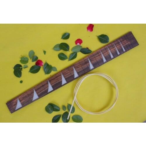 Guitar Accessories 10 x 25.5"electric Guitar Fretboard electric guitar rose Wood Fretboard Parts 00-6 # inlay
