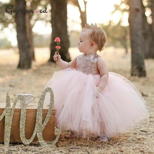 Layers Sequin Kids Party Dresses Glitter Girl Birthday Dress Shiny Girl Wedding Party Dress Girls Dress Flower Girl Dress