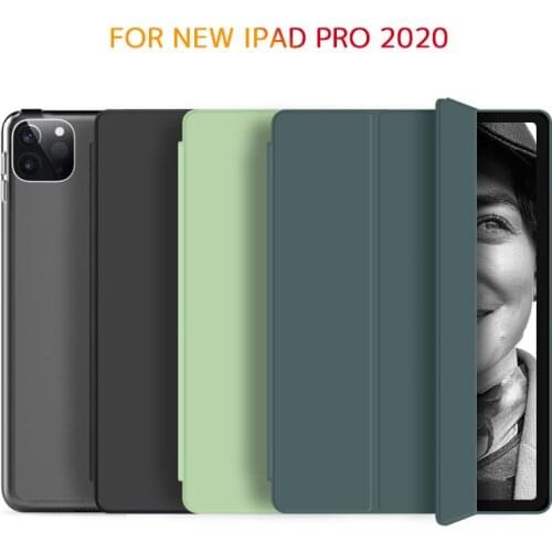 Fundas for New IPad Pro 11 12.9 Pro 11 2020 Case Tri-fold PU Leather Smart Cover Case for IPad Pro 11 A2228 A2231 A2068 A2230