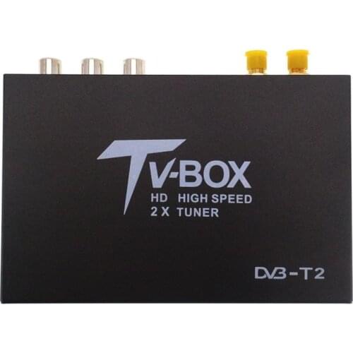 DVB-T DVB-T2 (MPEG-4) Digital TV for Car Freeview Box External Digital TV Receiver with Free Aerial Latest Model & Top Quality
