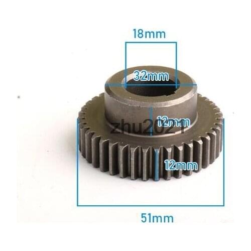 Electric Saw Spare Part Spiral Bevel Gear 51mm Diamater 39 Teeth