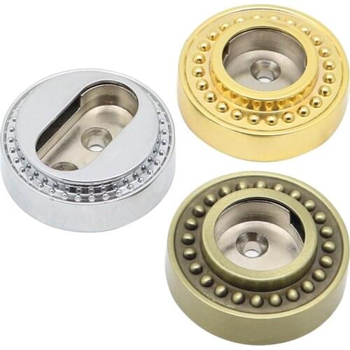 Flange Bracket Wardrobe Bracket Round Tube Base Clothes Rail Fixed Base Wardrobe Rod End Support Rod