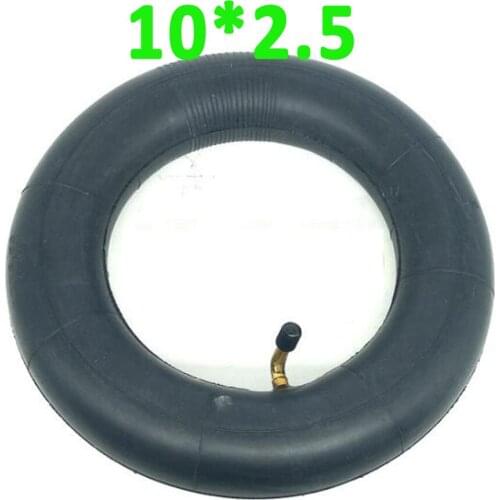 Porpular 10X2.50 Inner Tube 10x2.5 Tube Innertube with Bent Valve90 Degree for Baby Stroller Pram Electric Scooter 10 Inch