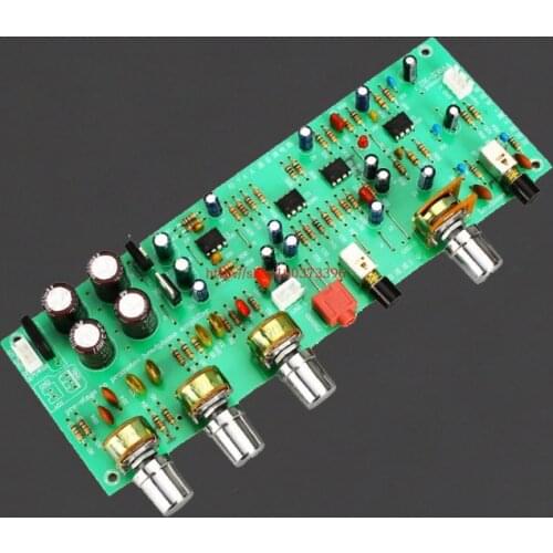 KYYSLB AC Dual 12V DX338A Amplifier Preamp Tone Board Home Audio Front Tuning Board with High and Low Sound Adjustment