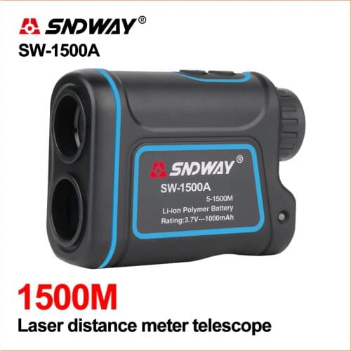 SNDWAY Laser Rangefinder Distance Meter Golf Digital Distance Meter Hunting Telescope Measure 1200M 1500M Laser Rangefinder