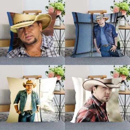 Nice Jason-Aldean Pillowcase Wedding Decorative Pillow Cover New Arrival Custom Gift (One Sides) Printed Pillow Cases 0511