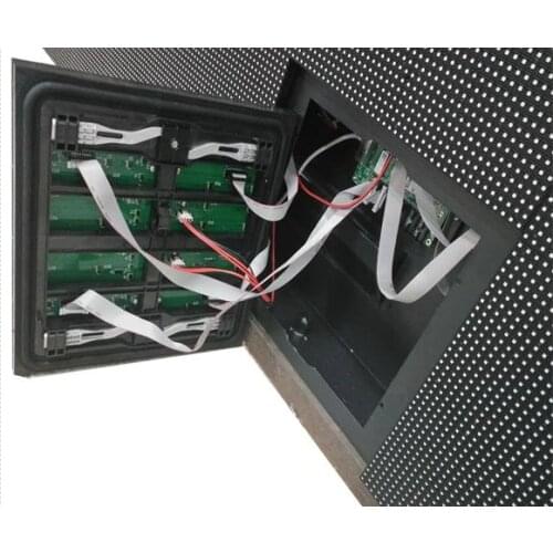 Outdoor P10 dip led module 320x320 front maintenance fix install 960x960mm iron cabinet led screen high quality 8500cd