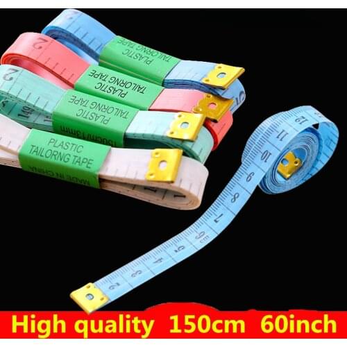 60 inch 150cm Practical Body Measuring Ruler Sewing Tailor Tape Measure Soft Flat promotional measure tape 50pcs/lot