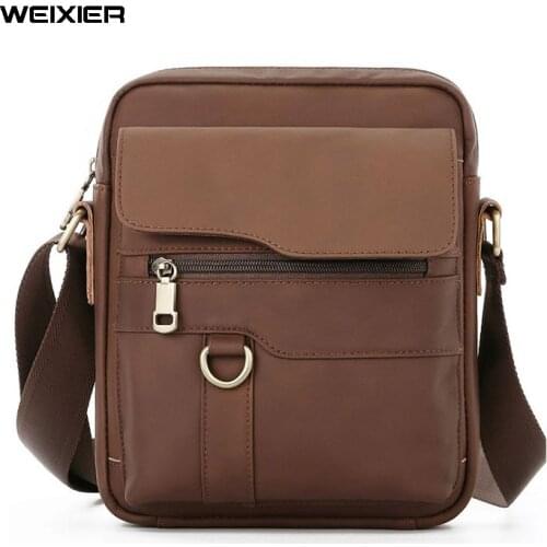 Mens Genuine Leather Shoulder Bags men Crossbody Bag Men Handbags Natural Skin Bag For Man Messenger Bags Tote Bags
