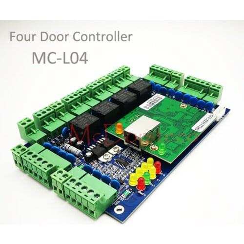 Tcp/ip Network L04 Intelligent Four-door one-Way Door Access Control Panel for Four Door Control Support English software