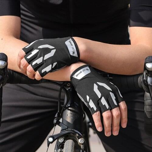 Bicycle Reflective Gloves Touch Screen Bike Motorcycle Sports Gloves Fashion Mittens Adult Anti Skid Glove Riding Equipment