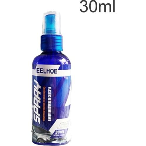 30ml Auto Interior Plastic Parts Retreading Agent Rubber Renewed Car Plastic Door Panel Dashboard Restore Maintenance Wax