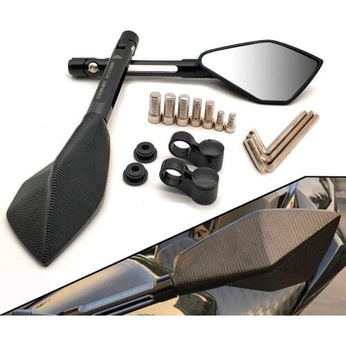 For Suzuki rm 250 rmx 250 rmz 250 450 drz 400 sm RMX250 1 Pair Universal Motorcycle Rearview Mirror Moto CNC Side Mirrors