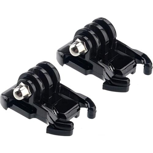 2 Pieces Quick Release Buckle Basic Mount Flat Base Mount Helmet Chest Strap Mount Adapter for Gopro Hero 4 3+ 3 2 SJCAM
