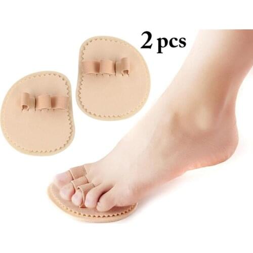 2PCS Kapmore Toe Splint Breathable Elastic 3-Holes Unisex Toe Straightener Toe Spacer Foot Care Tool Thumb Adjuster
