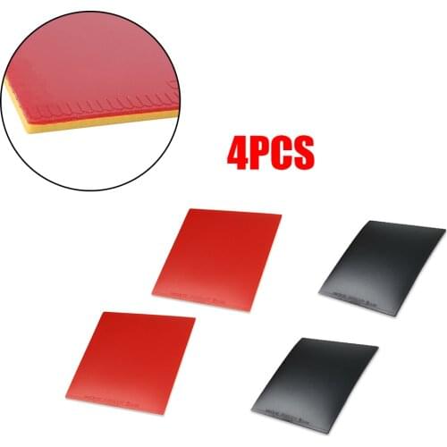 4pcs Ruber Rubbers with Sponge Reactor Corbor Table Tennis Ping Pong cover Training Accessories For Ping Pong Paddle Hot