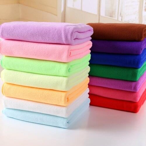Microfiber Absorbent Fast Drying Bath Beach Towel Washcloth Swimwear Hair Towel Sports Fitness Towels Dropshipping
