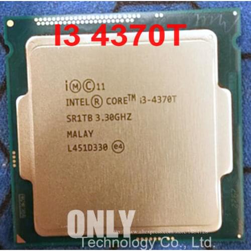 Free shipping intel I3-4370T I3 4370T CPU Processor 3.3G 35W Dual-Core cpu processor