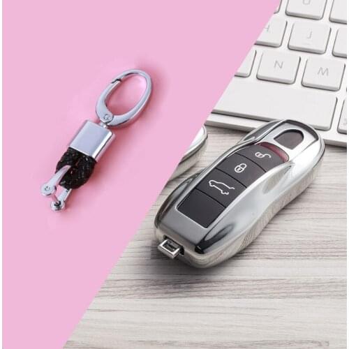 Car Key Protection Case Accessories Key Case for Car for porsche panamera macan boxster cayenne 971 911 718 9YA