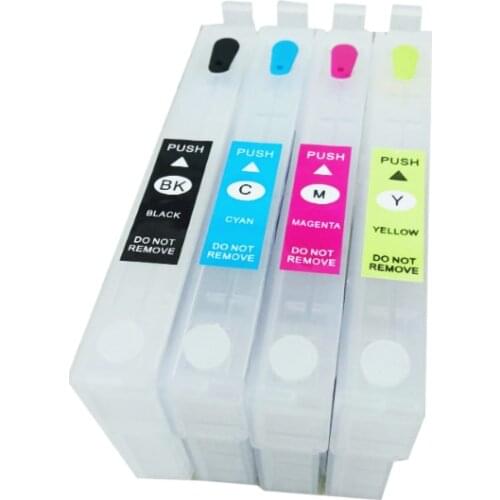 Eikshop T40D Refillable Ink Cartridge NO Chip For Epson T40D1 T40D2 T40D3 T40D4 SureColor T3100 T5100 SC-T3100 SC-T5100 Printer