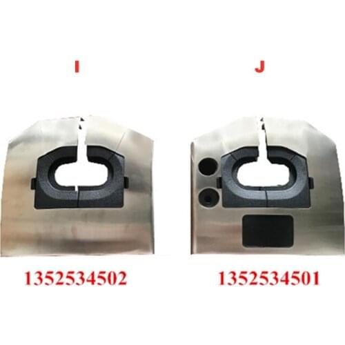 Escalator Stainless Steel Handrail Entrance 1352534502 1352534501 Use for FT822 FT823 FT845 1 Pack=2 pieces Left+2 Pieces Right