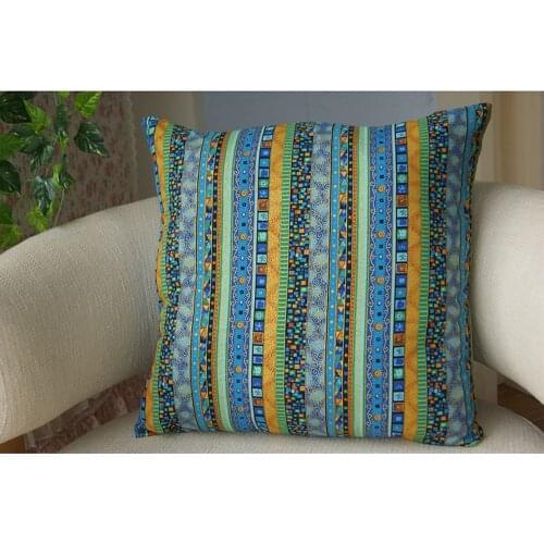 Ethnic Cushion Cover 50X50 Pillow Covers Decorative For Safa Home Bedroom Large PillowCase Home Decor Luxury Cushion Cover