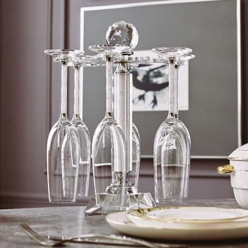 Europe Luxury Crystal Diamond Champagne Cup Goblet Wine Glass Romantic Wedding Gift Box Party Drinkware Supplies