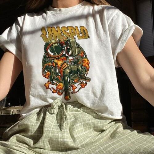 Summer Womens t-shirt tees dropshipping casual undefined harajuku y2k Tops kpop 100% cotton streetwear Korea style Short sleeve