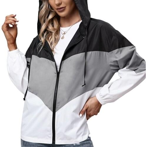Womens Jacket Lightweight Bright Color Coat Soft Shell Hooded Raincoat Waterproof for Outdoor Camping Travelling d88