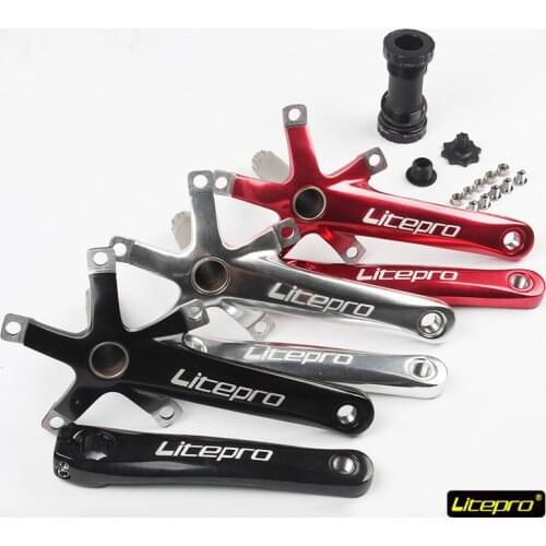 LitePro Mountain Road Bike Crankset crank arm 170mm BCD 130mm +BB Bottom Bracket
