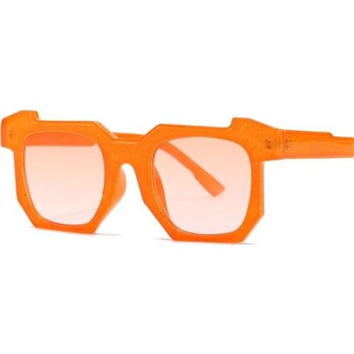 Fashion Irregular Square Sunglasses Women Vintage Colorful Gradient Eyewear Men Unique Trending Sun Glasses Shades UV400