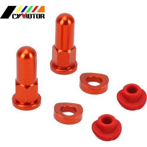 Motorcycle Rim Lock Covers Nuts Washers Security Bolts Screw Washers Gasket For SX SXS SXF XC XCW EXC SXS 50 65 150 200 300 400