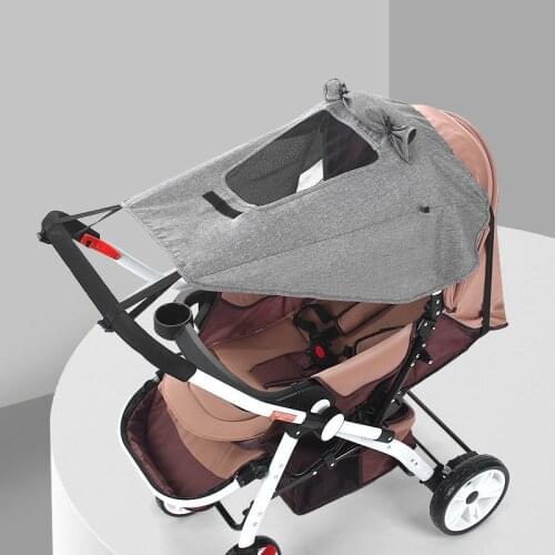 New Two-way Baby Prams Sun Visor Sun Shade Canopy Cover Sunscreen UV Protection Stroller Accessories Pushchair Universal Awning