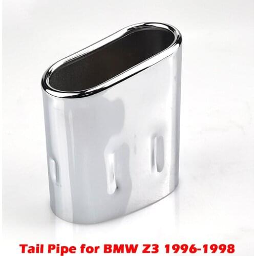 OEM 82129405003 Chrome Stainless Steel Exhaust Tip Fit for BMW 1996-1998 Z3 Models Exhaust System Rear Tailpipe Trim