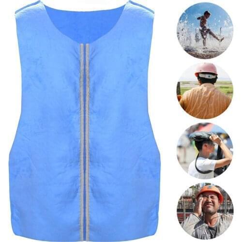 Ummer Cooling Clothing Air-conditioning Fan Vest Unisex Utdoor Ridding Fishing Suit Cooling Down Synthetic Fabric Cooling Vests