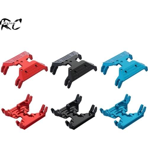 Aluminum Alloy Skid Plate Dig Transmission Mount Base for 1/10 RC Crawler Axial Capra 1.9 UTB AXI03004 Upgrade Part